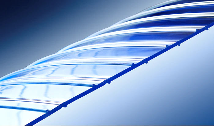 PVC Replacement Strip Clear Smooth 4 Strip Pack