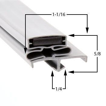 Traulsen 17339 Door Gasket - Size 29-1/2 x 32 Compatible with Traulsen 17339