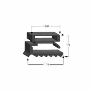 Pinnacle 23 1/8 x 63 Door Gasket - Size 23-1/8 x 63 Compatible with Pinnacle 31-1-4x76