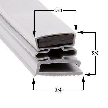 Traulsen 43493 Door Gasket - Size 29-1/2 x 23-1/2 Compatible with Traulsen 43493