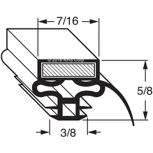 44-027, 159221 , NORLAKE, GASKET, 21-7/8