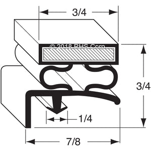 38-033, GA-96 , JORDON-FOGEL, GASKET, 32-3/4