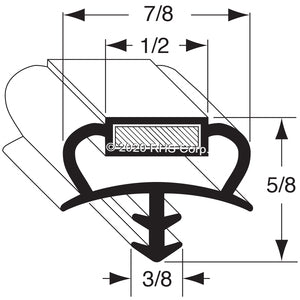 44-114, 015990 , NORLAKE, GASKET, 25