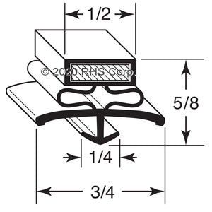 44-152, 087500 , NORLAKE, GASKET, 24-1/2