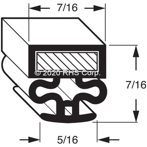 44-117, 070156 , NORLAKE, GASKET, 22-3/4