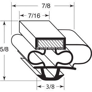 44-320, 146444 , NORLAKE, GASKET, 24-3/16