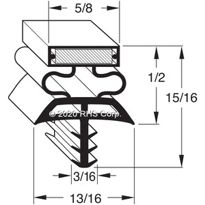 44-288, 145017 , NORLAKE, GASKET, 37-3/4