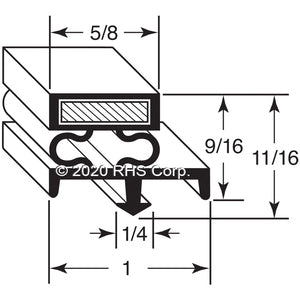 44-479, 172563 , NORLAKE, GASKET, 37-3/4