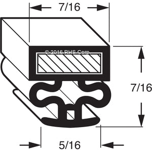 44-321, 139764 , NORLAKE, GASKET, 24-1/2