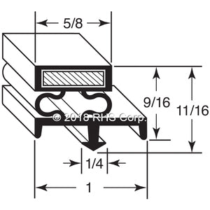 44-455, 147474 , NORLAKE, GASKET, 24-1/2