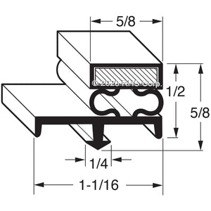 44-318, 077932 , NORLAKE, GASKET, 50-1/2