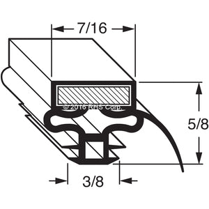 44-337, 145786 , NORLAKE, GASKET, 25-3/4
