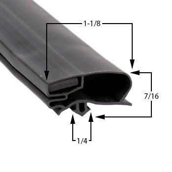 Anthony Part# 02-14160-2033 Cooler / Freezer / Refrigerator Compatible Door Gasket