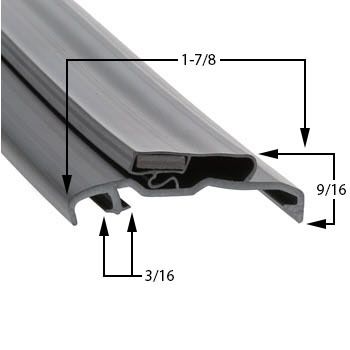Ardco ETEC Cooler / Freezer / Refrigerator Compatible Door Gasket Part# (77-13562P008)