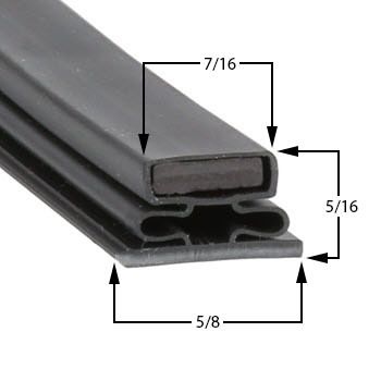 Ardco 30 x 60 Cooler / Freezer / Refrigerator Compatible Door Gasket