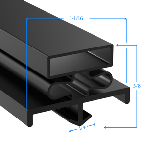 1309-P11 by Strivide® Magnetic Door Gasket Fits UTILITY® Under Counter Prep Units - 16 15/16" x 30 1/2" Replaces UTILITY® 1309-P11