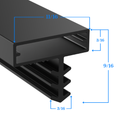 25568-1075 by Strivide® Magnetic Door Gasket Fits VOLLRATH® Walk-in Doors - 78" x 38 1/4" Replaces VOLLRATH® 25568-1075