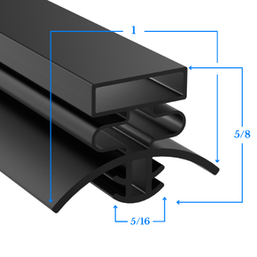 433623-2 by Strivide® Magnetic Door Gasket Fits HOBART® 433623-2®- 20 1/4" x 26 1/4"