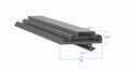 02-10090-0010 by Strivide® Magnetic Door Gasket Fits ANTHONY® 02-10090-0010®- 28 3⁄4" x 64"