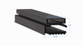 341-21461-00 by Strivide® Magnetic Door Gasket Fits TRAULSEN® 341-21461-00®- 6 7⁄8" x 23 3⁄8" "
