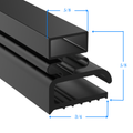 16-1-4x12-5-16 by Strivide® Magnetic Door Gasket Fits UTILITY® Under Counter Prep Units - 16 1/4" x 12 5/16" Replaces UTILITY® 16-1-4x12-5-16
