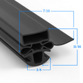 M272300100 by Strivide® Magnetic Door Gasket Fits TURBO AIR® GUC28SR®- 25 1/2" x 26 1/2"