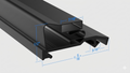 MCC673 by Strivide® Magnetic Door Gasket Fits DELFIELD® MCC673®- 24 5⁄16" x 60 5⁄8" "