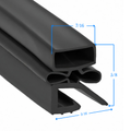 280984-2 by Strivide® Magnetic Door Gasket Fits HOBART® QSA3®- 24 1/2" x 29 5/8"