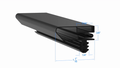 428562 by Strivide® Magnetic Door Gasket Fits HUSSMANN® 428562®- 23 13/16" x 46 1/8"