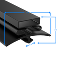 29-3-16x62-9-16 by Strivide® Magnetic Door Gasket Fits HUSSMANN® 29-3-16x62-9-16®- 26" x 44"