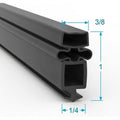 810824 by Strivide® Magnetic Door Gasket Fits TRUE® Reach In Units - 63" x 25 1/8" Replaces TRUE® 810824