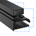5902640 by Strivide® Magnetic Door Gasket Fits TYLER® Reach In Units - 53 1/8" x 27 7/8" Replaces TYLER® 5902640