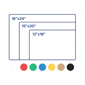 Commercial Plastic Standard Cutting Board - 1/2"