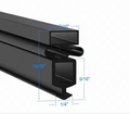 810850 by Strivide® Magnetic Door Gasket Fits TRUE® Reach In Units - 50 5/8" x 23 1/4" Replaces TRUE® 810850