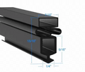 872598 by Strivide® Magnetic Door Gasket Fits TRUE® Reach In Units - 35 5/16" x 22 13/16" Replaces TRUE® 872598