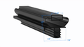 1701193 by Strivide® Magnetic Door Gasket Fits DELFIELD® Drawers - 11" x 30" Replaces DELFIELD® 1701193