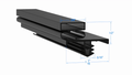 by Strivide® Magnetic Door Gasket Fits Under Counter Prep Units - 22 3/4" x 58 5/8" Replaces