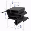 29-1-2x66 by Strivide® Magnetic Door Gasket Fits HOBART® Under Counter Prep Units - 24" x 60" Replaces HOBART® 29-1-2x66