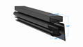 02-70993 by Strivide® Magnetic Door Gasket Fits MASTER-BILT® Under Counter Prep Units - 25 1/2" x 26 1/2" Replaces MASTER-BILT® 02-70993