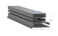 20307 by Strivide® Magnetic Door Gasket Fits CONTINENTAL® 20307®- 23 5/8" x 60 5/8"