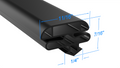 02-14799-0004 by Strivide® Magnetic Door Gasket Fits ANTHONY® Under Counter Prep Units - 28 7/8" x 76 7/8" Replaces ANTHONY® 02-14799-0004