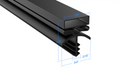12-3-8x24-3-4 by Strivide® Magnetic Door Gasket Fits BROWN® Reach In Units - 55 3/16" x 82 15/16" Replaces BROWN® 12-3-8x24-3-4