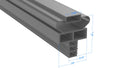 IN-GSK1020 by Strivide® Magnetic Door Gasket Fits RANDELL® IN-GSK1020®- 15 5/8" x 24 1/4"