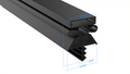 22518-1075 by Strivide® Magnetic Door Gasket Fits KOLPAK® Reach In Units - 36 1/4" x 78 1/4" Replaces KOLPAK® 22518-1075