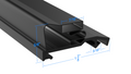 3M-0016-153 by Strivide® Magnetic Door Gasket Fits SCHOTT GEMTRON® Under Counter Prep Units - 23 13/16" x 34 1/8" Replaces SCHOTT GEMTRON® 3M-0016-153
