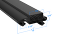 25x53-3-4 by Strivide® Magnetic Door Gasket Fits ANTHONY® Under Counter Prep Units - 21 5/8" x 33" Replaces ANTHONY® 25x53-3-4
