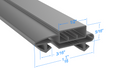 20-11389-0003 by Strivide® Magnetic Door Gasket Fits ANTHONY® 20-11389-0003®- 25 1⁄4" x 70"