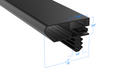 428562 by Strivide® Magnetic Door Gasket Fits HUSSMANN® 428562®- 23 13/16" x 46 1/8"