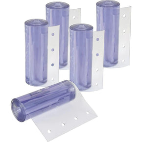 PVC Replacement Strip Clear Smooth 4 Strip Pack