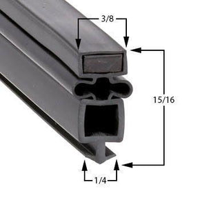 810859 by Strivide® Magnetic Door Gasket Fits TRUE® 810859®- 23" x 25 1/2"